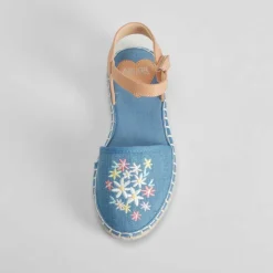 Alpargata de yute pulsera azul OH GIRL