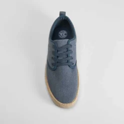 Blucher de lona y yute azul marino NYC