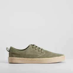 Blucher de lona y yute verde NYC