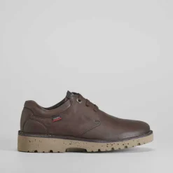 Blucher dentado de piel marrón CALLAGHAN