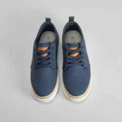 Blucher lona azul SEVEN FIVE