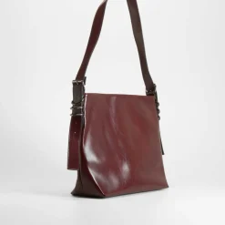 Bolso hombro argollas marrón PICCOLA PIU