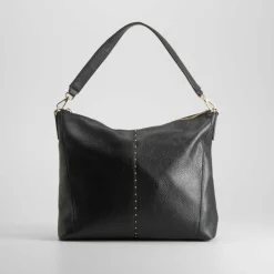 Bolso hombro asa bolitas negro PICCOLA PIU