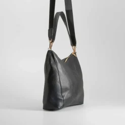 Bolso hombro asa bolitas negro PICCOLA PIU