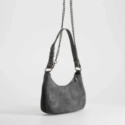 Bolso hombro gondola estrellas gris PICCOLA PIU