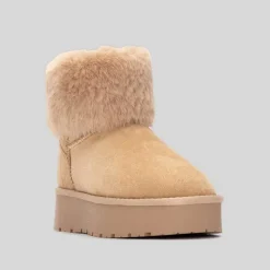 Bota australiana pelo beige XTI