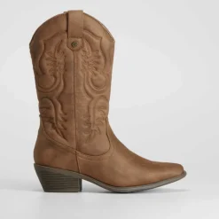 Bota campera alta tacón NYC