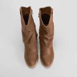 Bota campera tacón marrón SENDA ROAD