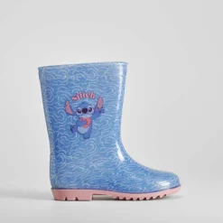Bota de agua infantil morada STITCH