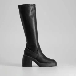 Bota de tacón negra NYC