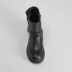 Bota hebillas negra juvenil OH GIRL