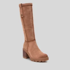 Bota tacón taupe REFRESH