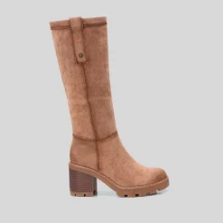 Bota tacón taupe REFRESH