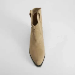 Botín campero piel beige FOSCO