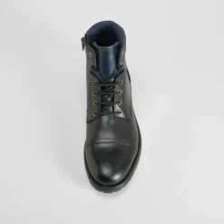 Botín casual piel negro FOSCO
