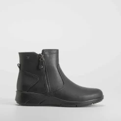 Botín cremallera Soft Insock negro COMFEET