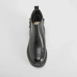 Botín cremallera vestir Soft Insock negro COMFEET