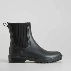 Botín de lluvia chelsea negro PICCOLA PIU