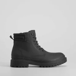 Botín militar casual negro NYC
