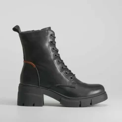 Botín militar negro polipiel REFRESH