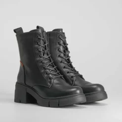 Botín militar negro polipiel REFRESH