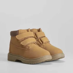 Botín montaña con velcro camel SEVEN FIVE