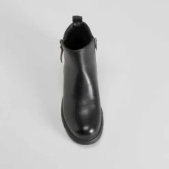 Botín piso dentado negro XTI