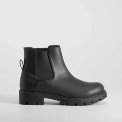 Botín plano chelsea negro OH GIRL