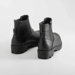 Botín plano chelsea negro OH GIRL