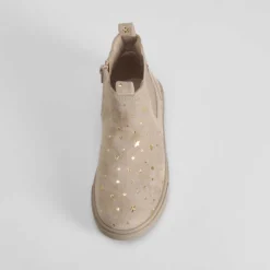 Botín plano elástico estrellas beige OH GIRL