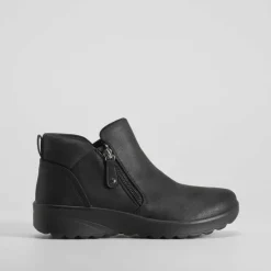Botín plano Lovely Vibe negro SKECHERS
