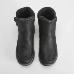 Botín plano sport negro SKECHERS