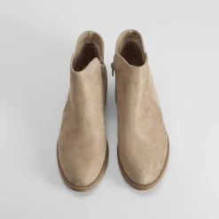 Botín tacón campero beige PICCOLA PIU