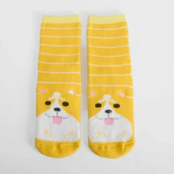 Calcetín antideslizante perro amarillo MERKAL