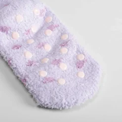 Calcetín antideslizante unicornio lila MERKAL