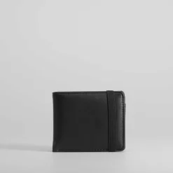 Cartera negra goma MR HANSEN
