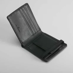 Cartera negra goma MR HANSEN