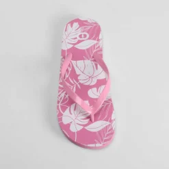 Chancla de dedo floral rosa COCONUT