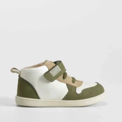 Deportiva alta barefoot bebé marrón COMFEET