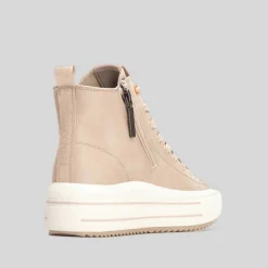 Deportiva alta beige REFRESH