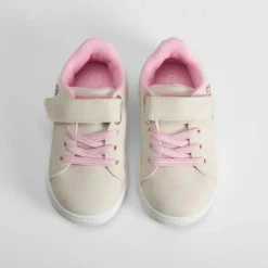 Deportiva bebé beige con detalles rosas MINNIE