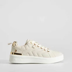 Deportiva casual acolchada beige XTI