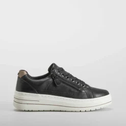 Deportiva casual Shock Absorber negra COMFEET