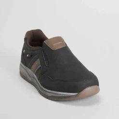 Deportiva casual slip on negra SENDA ROAD