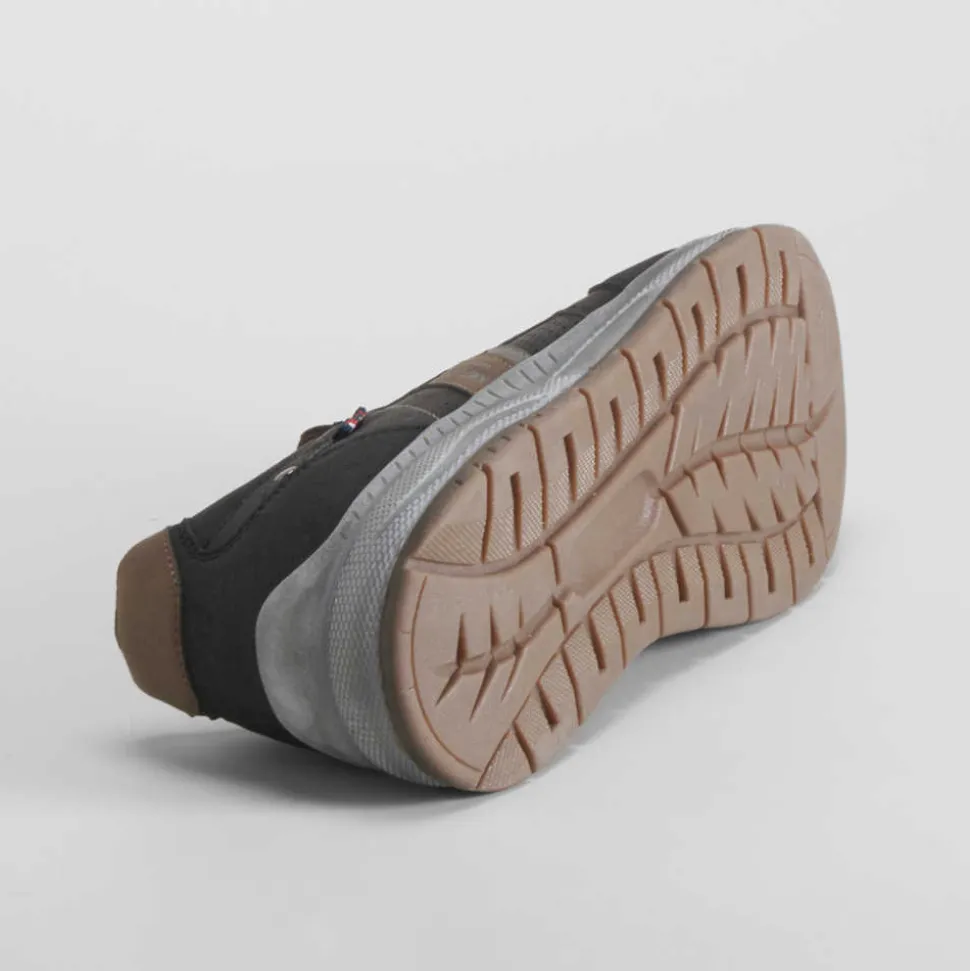 Deportiva casual slip on negra SENDA ROAD