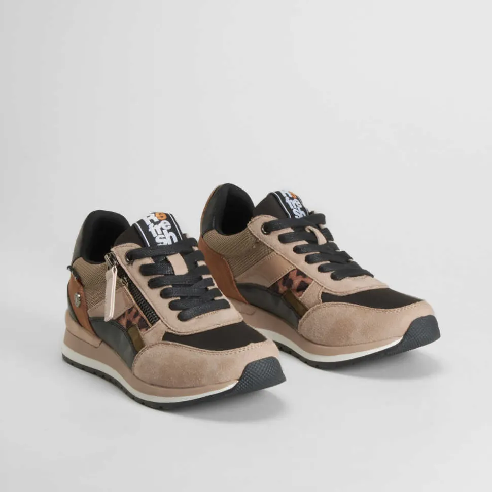 Deportiva casual taupe REFRESH