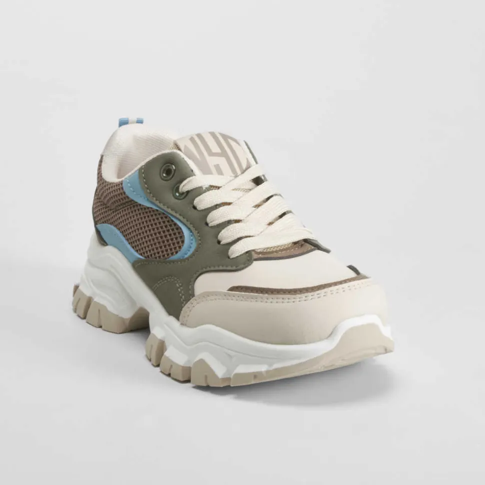 Deportiva chunky marrón NYC