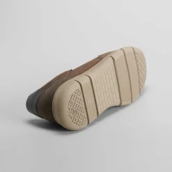 Deportiva confort rukwa piel marrón COMFEET