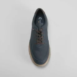 Deportiva confort rukwa piel azul marino COMFEET