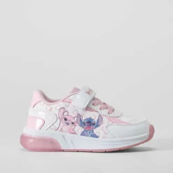 Deportiva de luces color blanco STITCH
